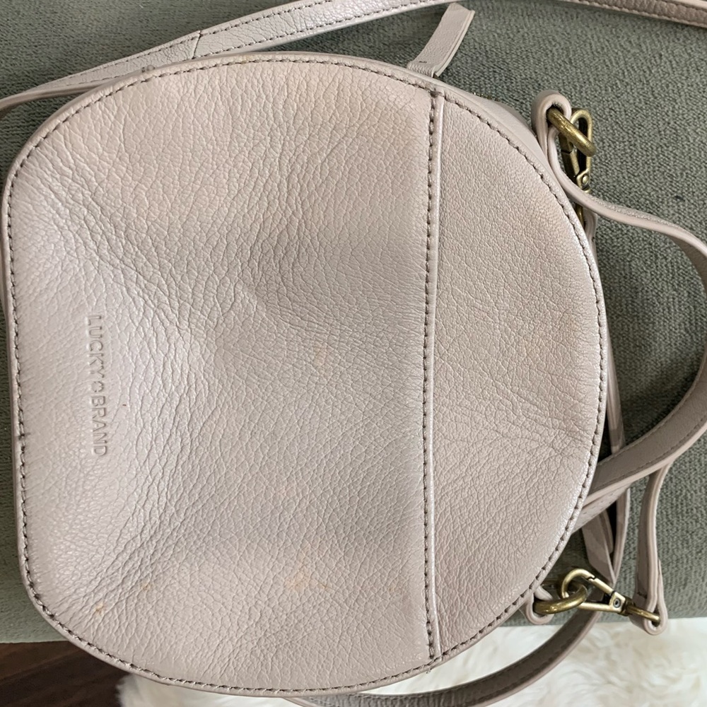 Lucky brand light beige crossbody